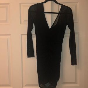 Free People black mesh dress